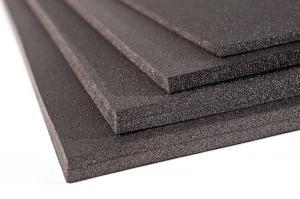 Photo showing 4 different thickness of Jointflex Closed Cell Polyethylene Expansion Joint Fillerboard