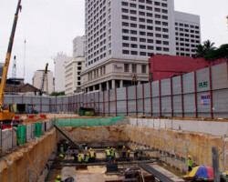 Pudu Mass Rapid Transit Launch Shaft, Kuala Lumpur